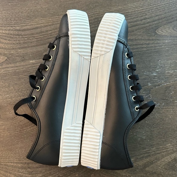 Keds Black Triple Kick AMP Leather Platform Sneaker Size 8 - Picture 5 of 5